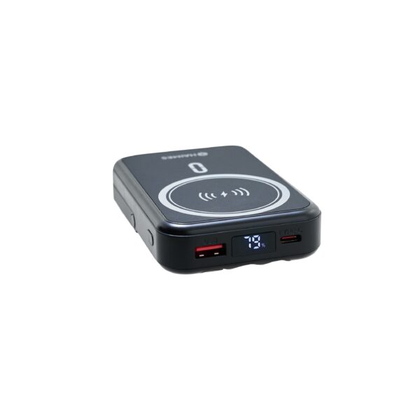 Аккумулятор внешний резервный, быстрая зарядка 25w, 13000 mah, haimes с беспроводной зарядкой и подс